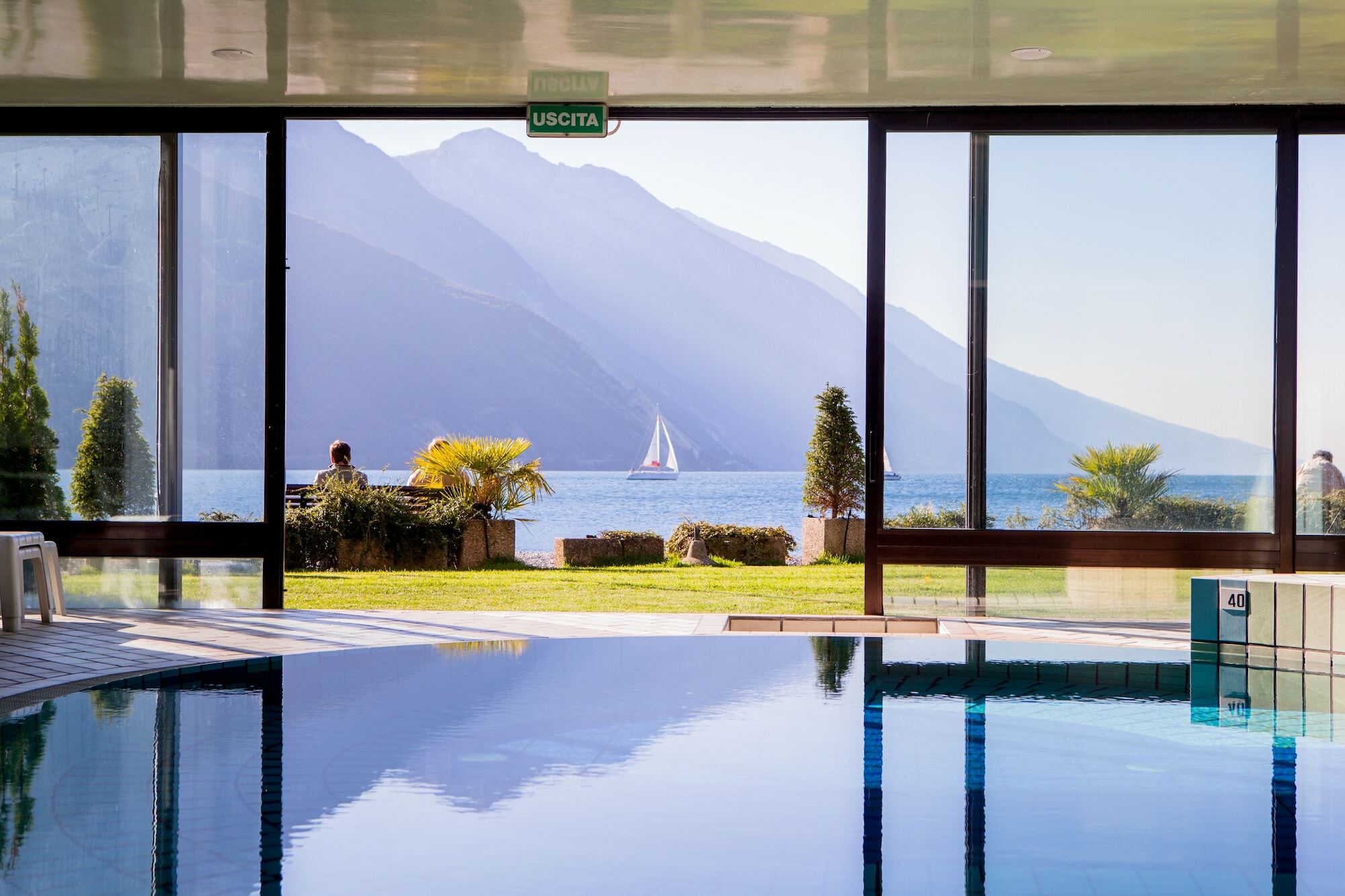 Hotel Lido Blu - Surf & Bike Torbole Sul Garda Bagian luar foto